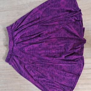 LuLaRoe Abstract Elastic Waist Pockets A-Line Fit & Flare Comfy Skater Skirt